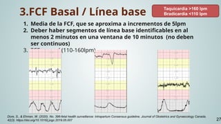 Registro cardiotocografico interpretacion y generalidades | PPTX