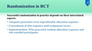 Randomized control trial | PPTX