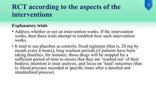 Seca Rct Trial Randomized control trial | PPTX