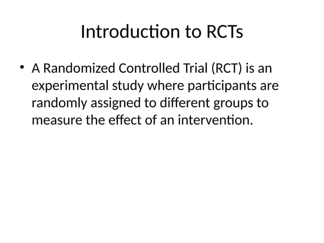 Randomizer Correlation Rct Presentation 1 Pptx