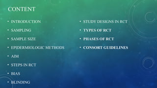 Types Of Rct Designs Randomized controlled trial presentation | PPTX