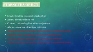 Randomized controlled trial presentation | PPTX