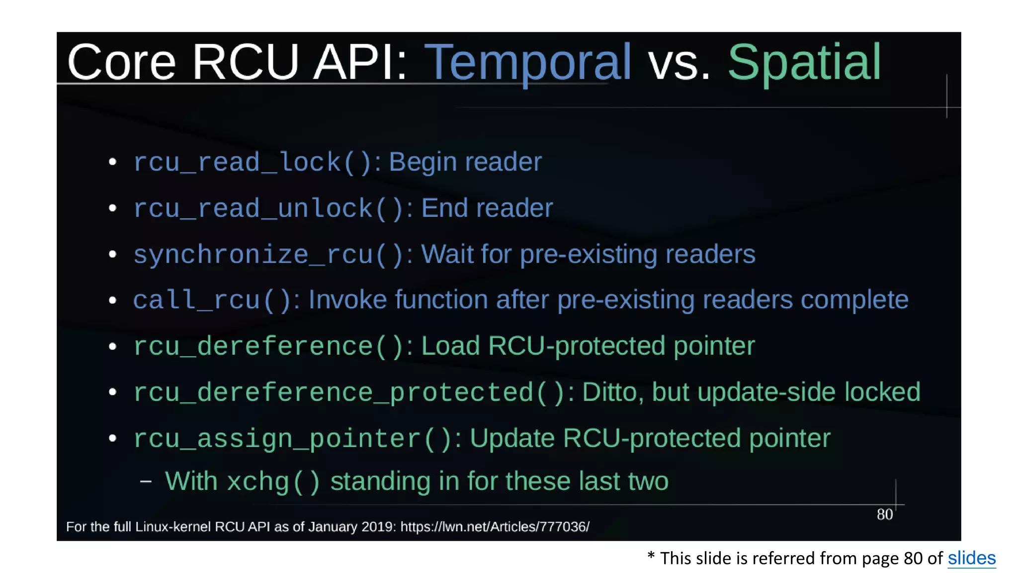 * This slide is referred from page 80 of slides
 