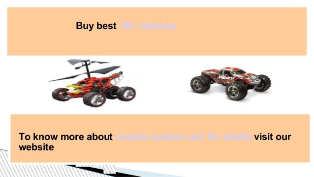 rc vehicles for adults