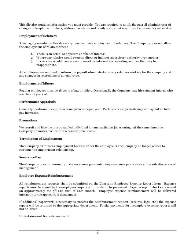 RCW Construction Employee Handbook