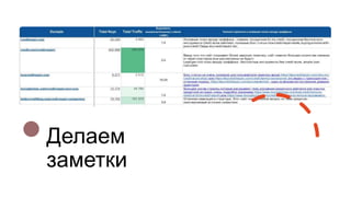 Делаем
заметки
 