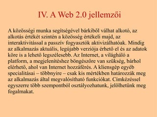 Rácz Norbert Web 2.0 prezentáció | PPT