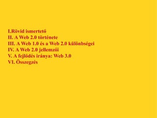 Rácz Norbert Web 2.0 prezentáció | ODP