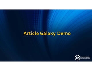 ArticleGalaxyDemo
 