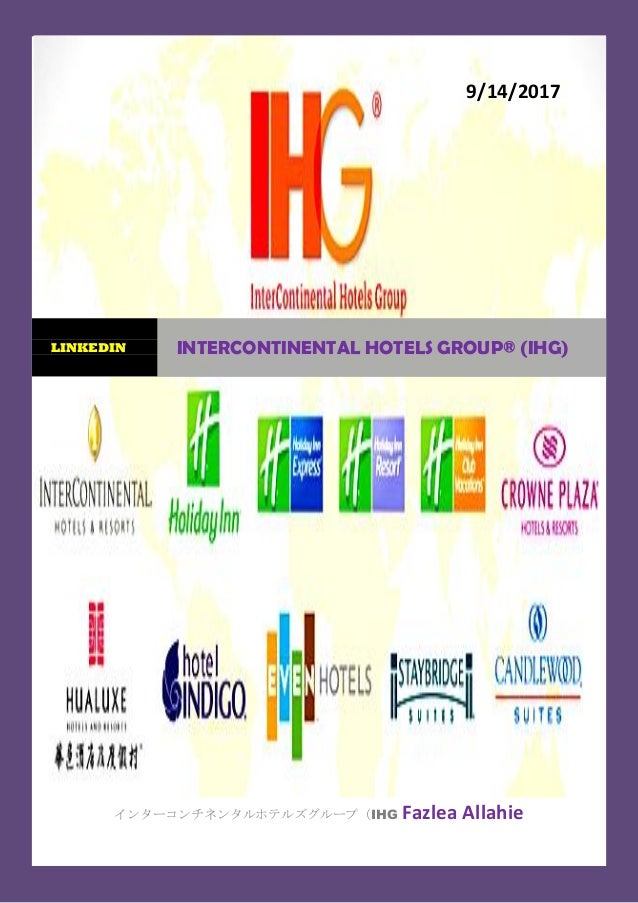 Intercontinental Hotels Group Ihg