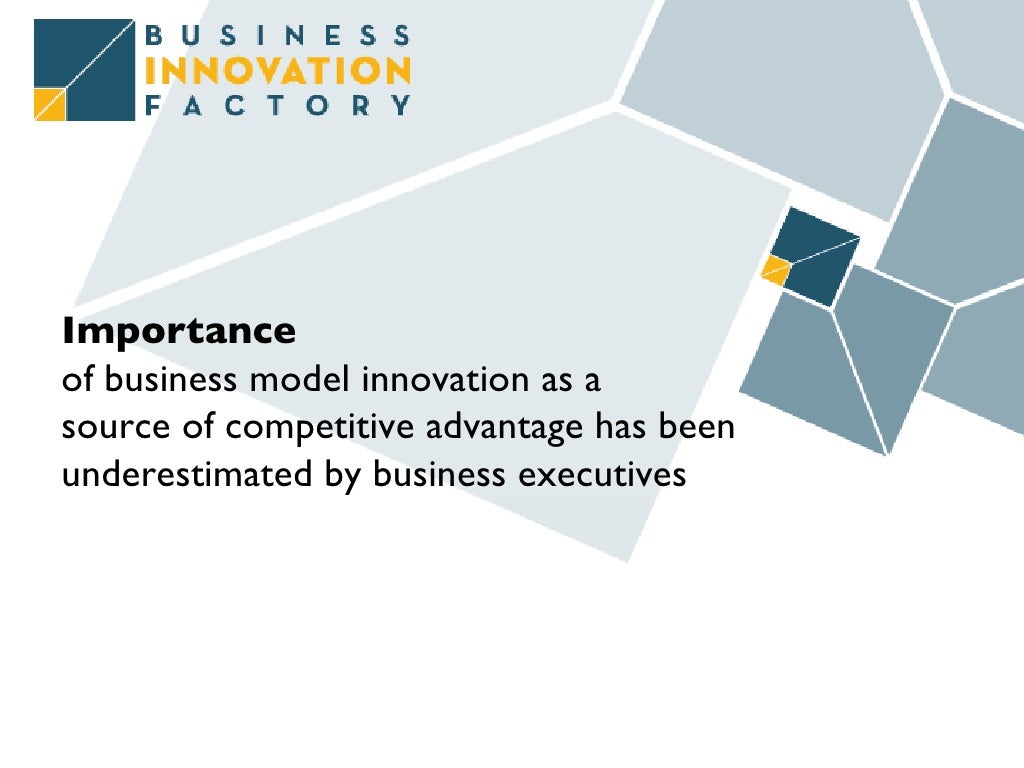 Importance Of Business Model Innovation