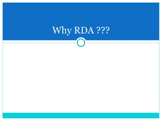 RDA (Resource Description & Access) | PPT