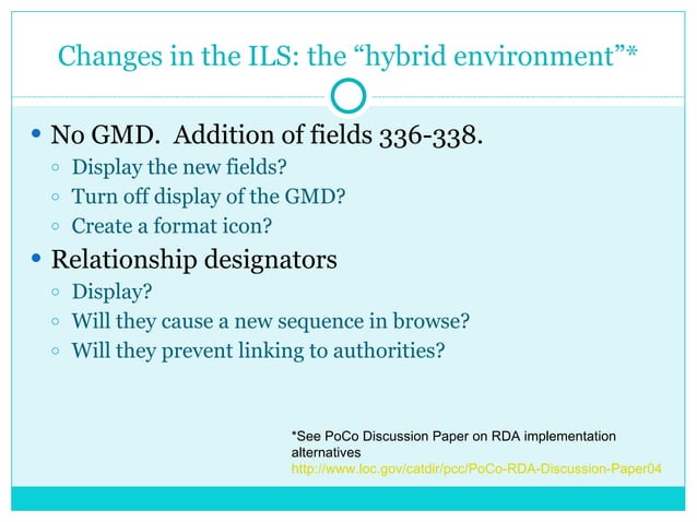 RDA (Resource Description & Access)