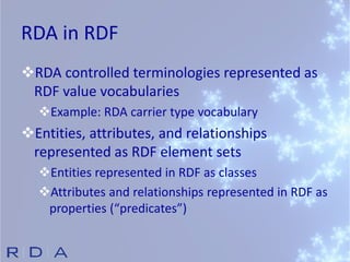 RDA and Linked Data. Gordon Dunsire | PDF