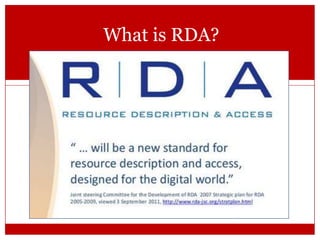 What is RDA?

 