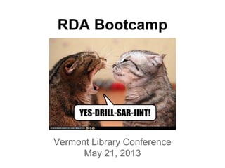 RDA Bootcamp