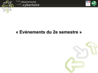 « Evénements du 2e semestre » 