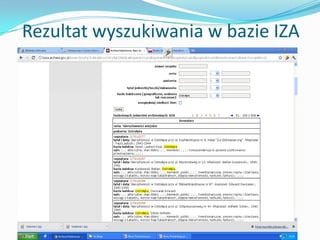 Na stronie Polska.pl www.polska.pl znajduje się m.in.
 zakładka Dziedzictwo Narodowe .

Dzieli się ona dalej na:
 Skarby ...