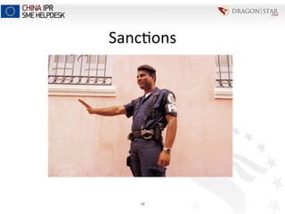 Sanc=ons	
  
17
 