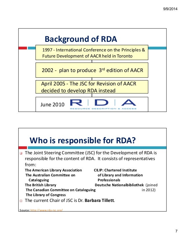 Rda policy statement and guidelines for phil libraries mila ramos