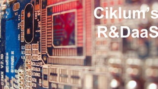 17
Ciklum’s
R&DaaS
 