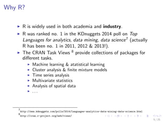 Introduction to Data Mining with R and Data Import/Export in R Slide 7