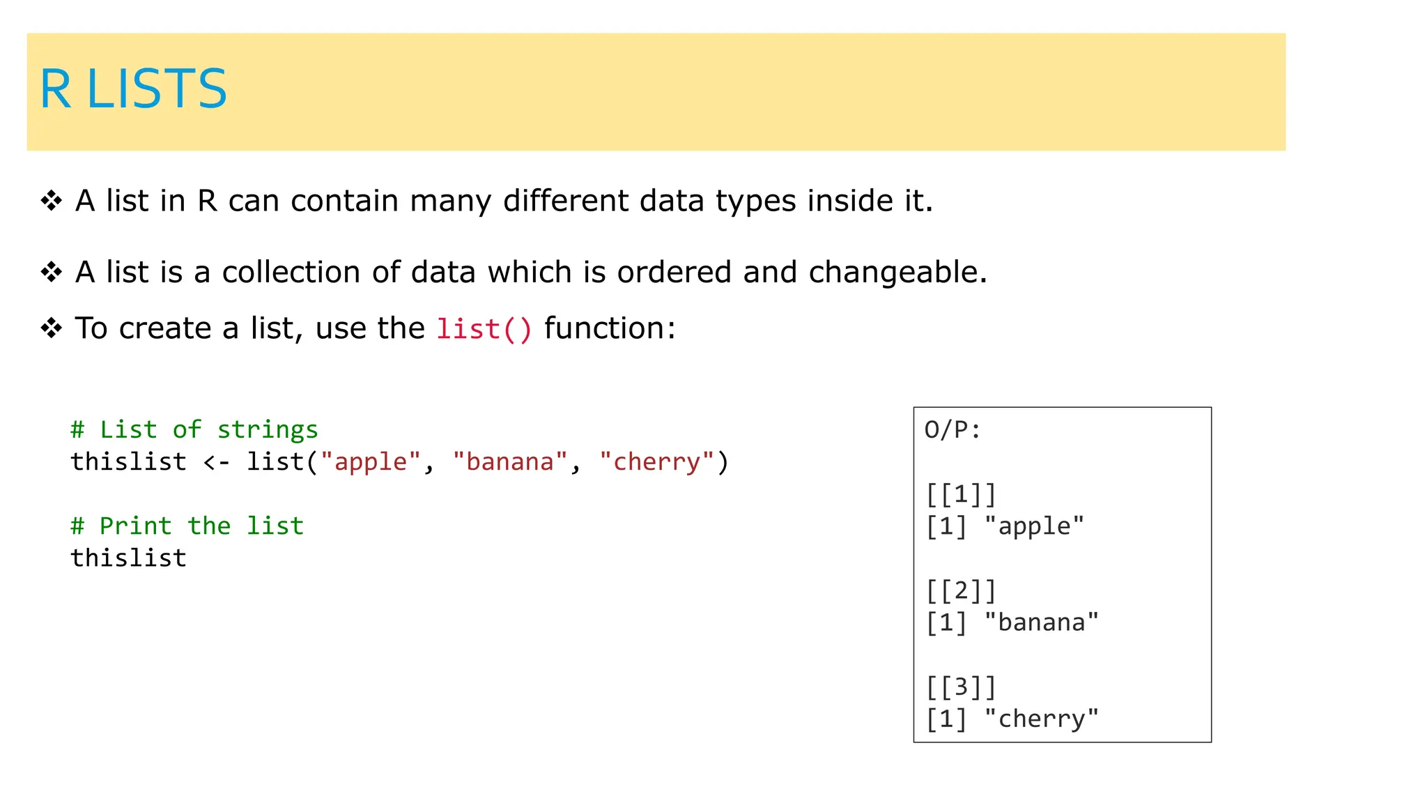 R Data Structure.pptx | Technology & Computing