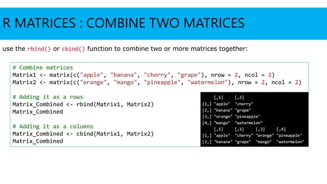 R Data Structure.pptx | Technology & Computing