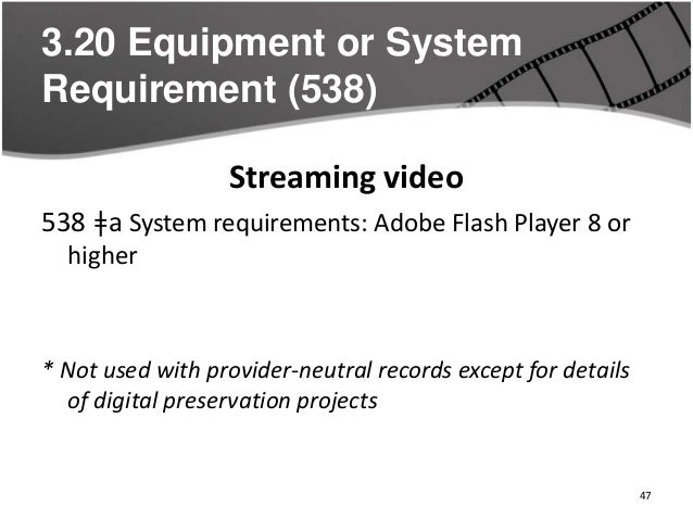 Adobe Flash Player 8 System Requirements