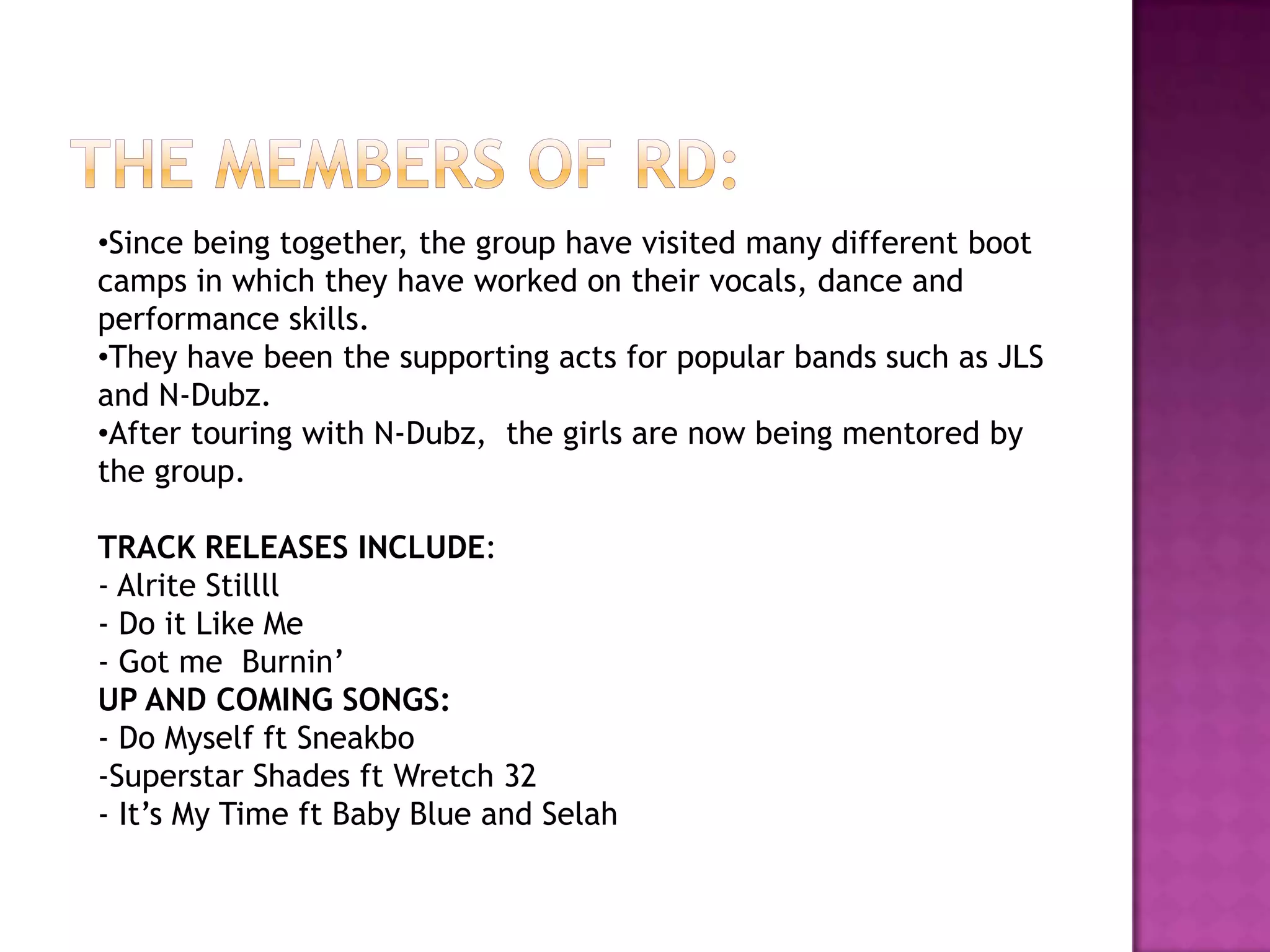 Official RD Biography | PPTX