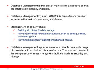 RDBMS.ppt What is RDBMS RDBMS stands for Relational Database Management ...