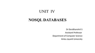 Database Iv RELATIONAL DATABASEMANAGEMENT SYSTEM IV UNIT | PPTX