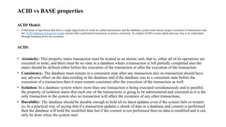 RELATIONAL DATABASEMANAGEMENT SYSTEM IV UNIT | PPTX