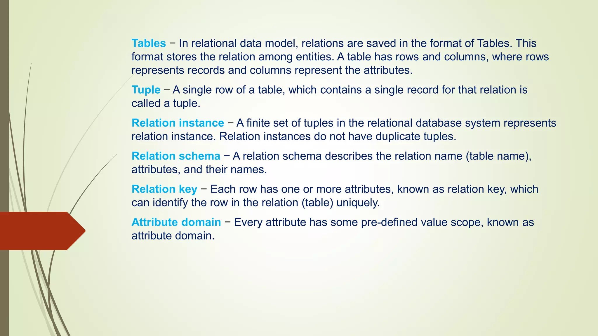 Relational Database Management System part II | PPTX