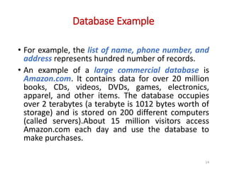 Overview of Data Base Systems Concepts and Architecture | PPTX