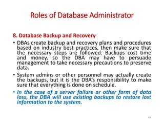 Overview of Data Base Systems Concepts and Architecture | PPTX