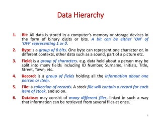 Overview of Data Base Systems Concepts and Architecture | PPTX