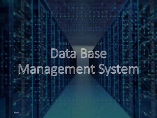 Database Models, Client-Server Architecture, Distributed Database and ...