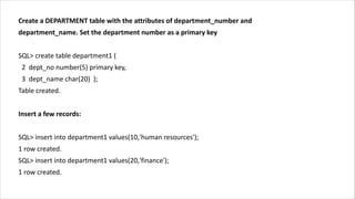 Relational Database Management System (RDBMS) LAB - GROUP B | PDF