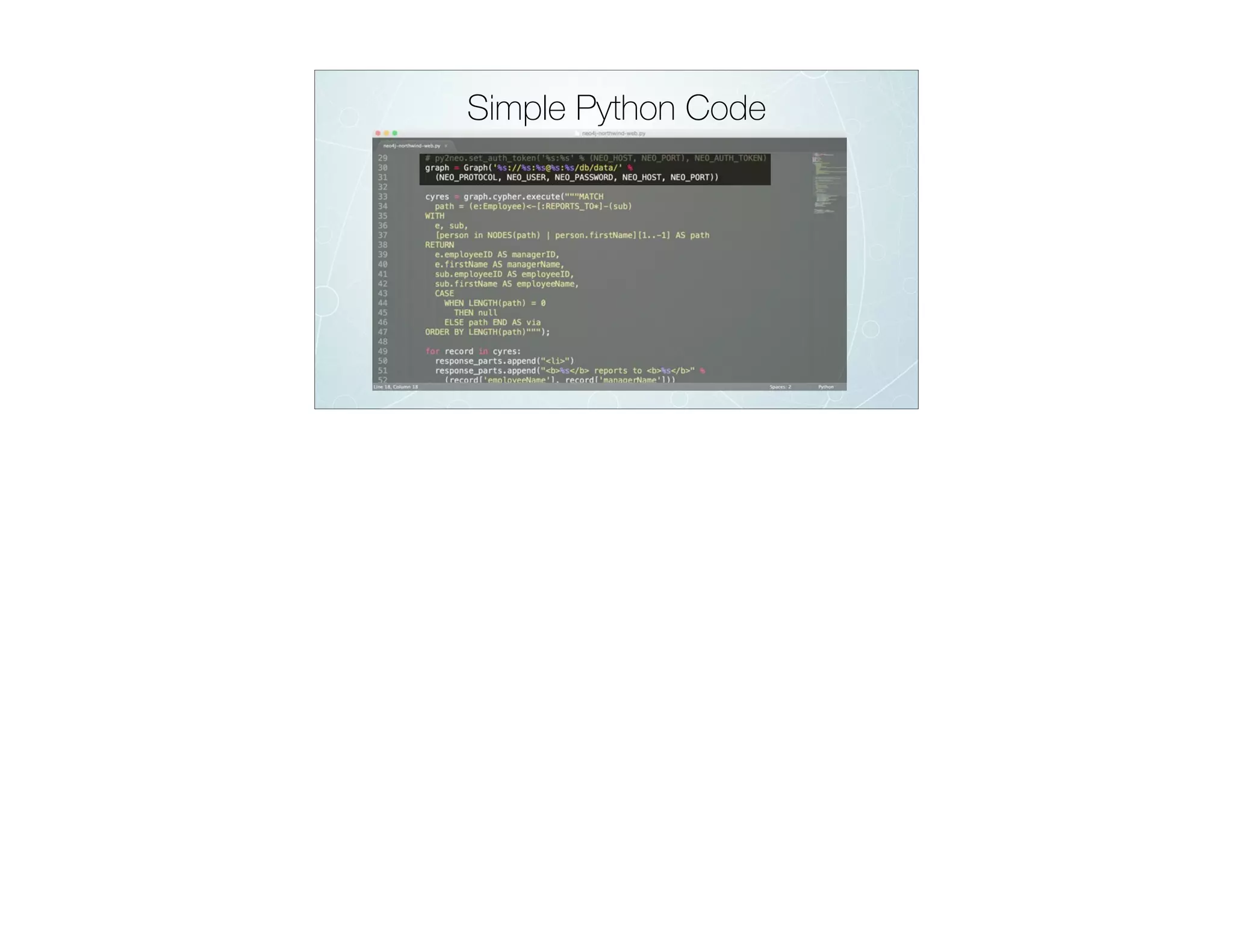 Simple Python Code
 