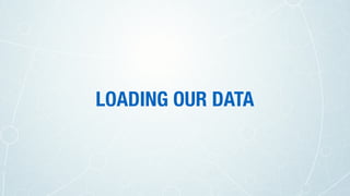 LOADING OUR DATA
 