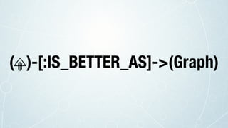 ( )-[:IS_BETTER_AS]->(Graph)
 