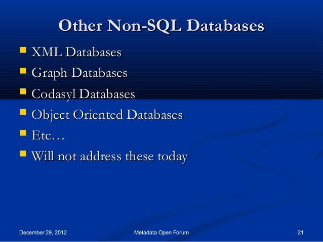 RDBMS vs NoSQL        RDBMS vs NoSQL