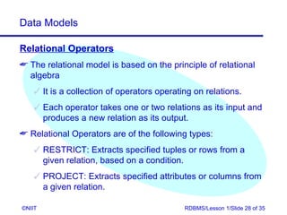 Rdbms xp 01 | PPS