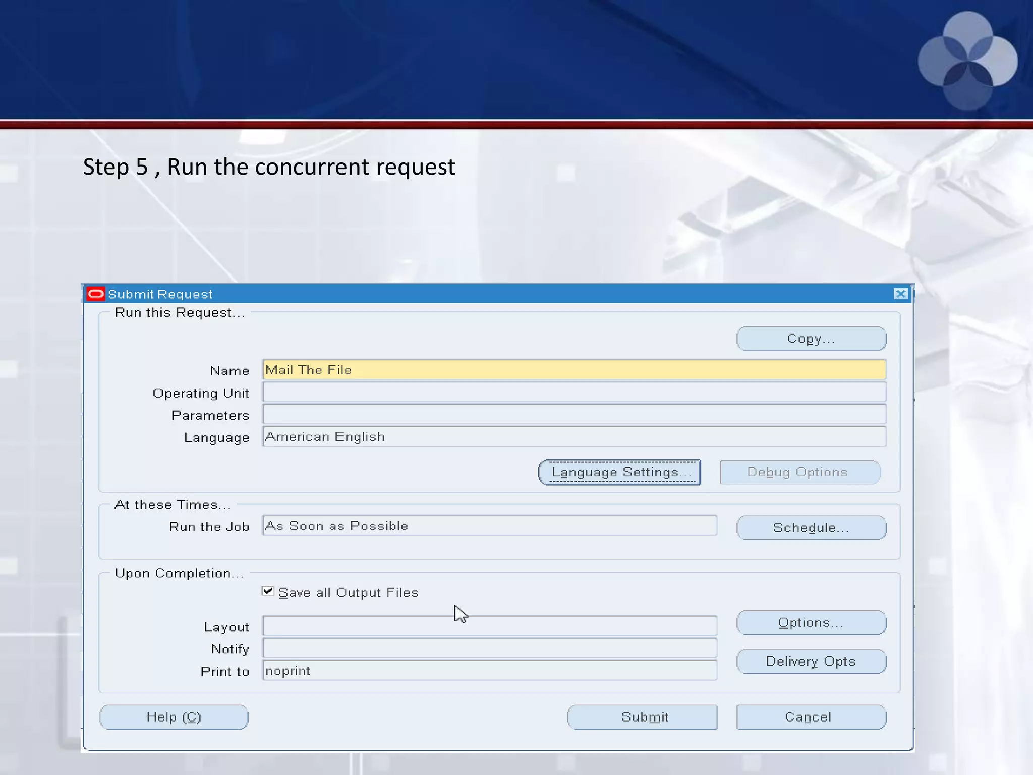 Step 5 , Run the concurrent request
 