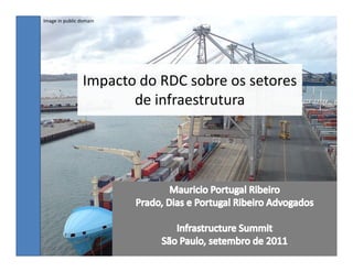 Image in public domain




                 Impacto do RDC sobre os setores
                        de infraestrutura
 