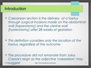 Caesarean delivery | PPT