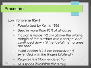 Caesarean delivery | PPT