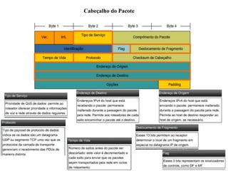 Cabeçalho do Pacote
 