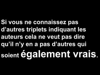 ( doc.html , author , Fabien)
veut dire que
doc.html a au moins un auteur
 